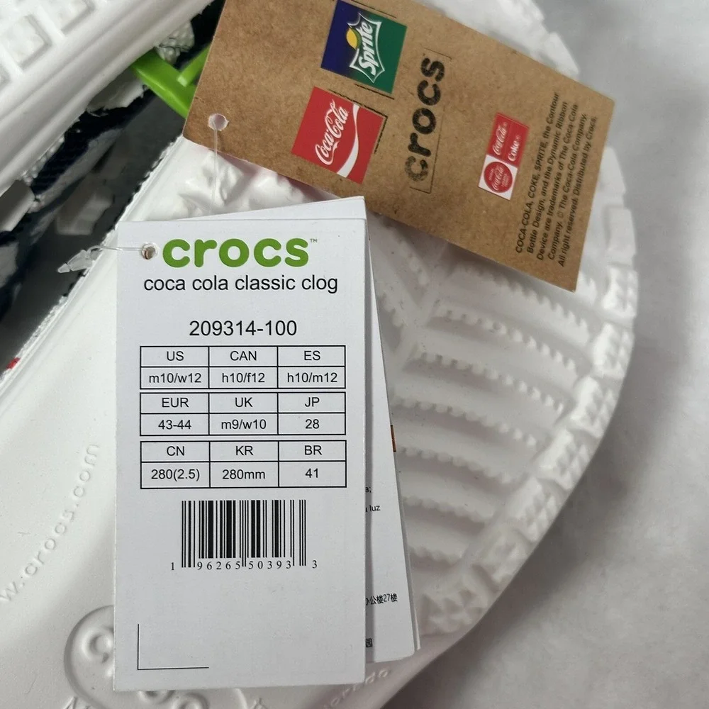 CROCS coca cola